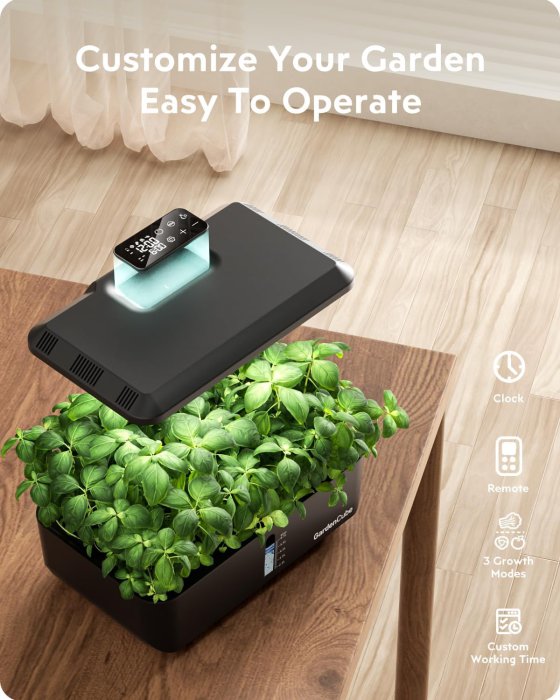 GARDENCUBE 12-Pod Hydroponic Herb Garden Kit (image 2)