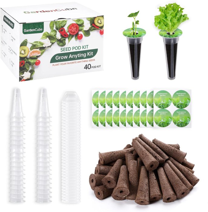 Hydroponic Pods Kit: Grow Anything Kit (160pcs)